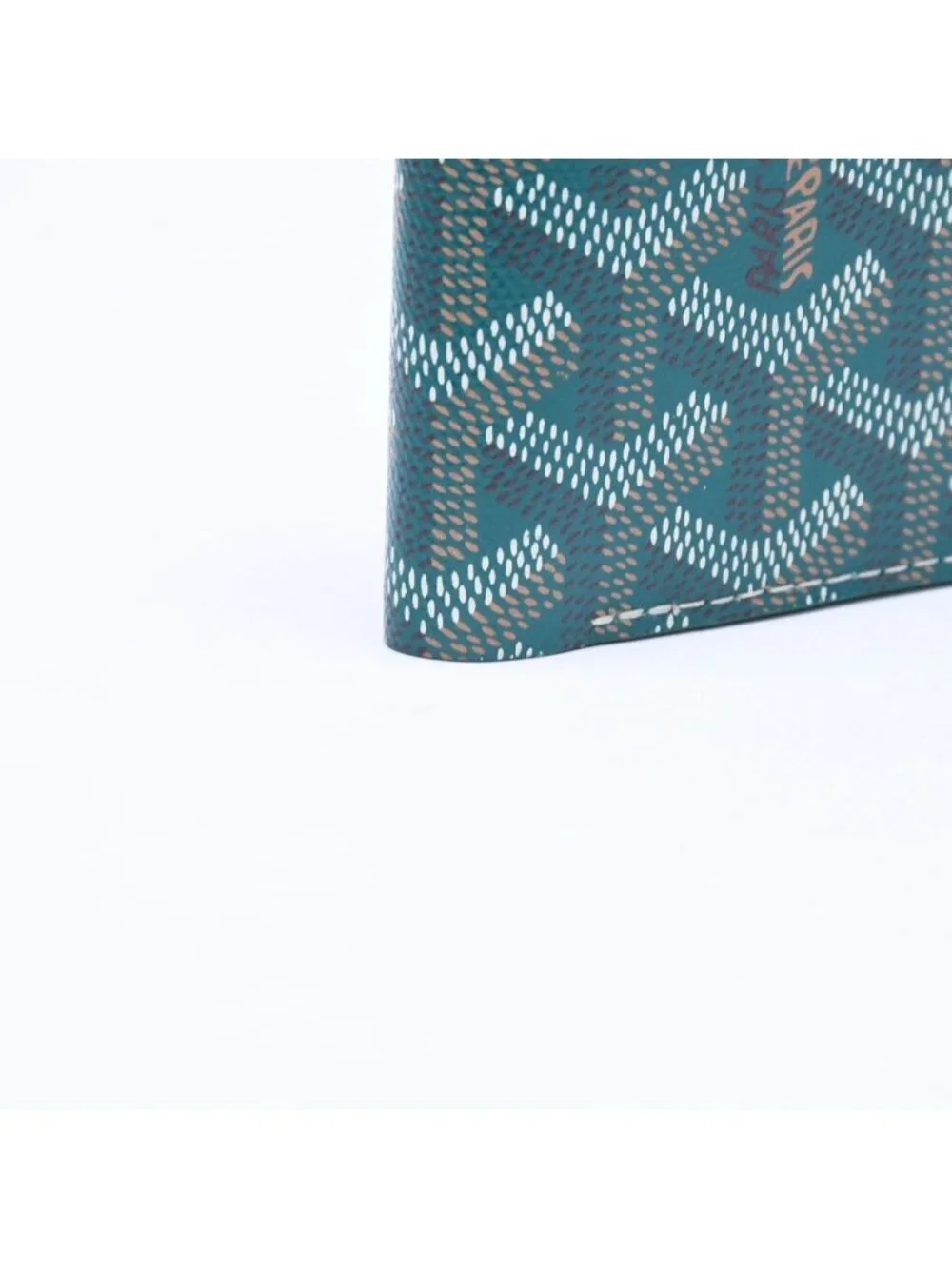 Goyard Victoire Wallet Leather Green